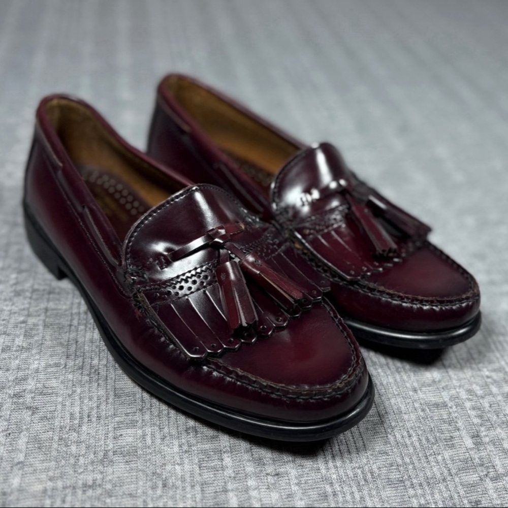 Women’s Tassel Kiltie Loafers - Burgundy